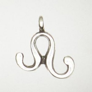 Zodiac Pewter Pendant Necklace - Leo