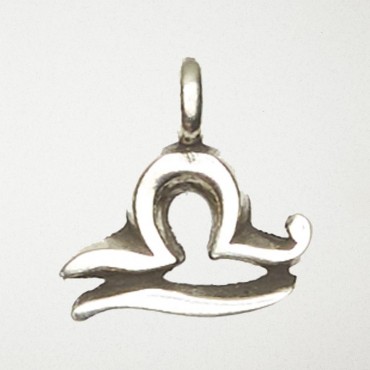 Zodiac Pewter Pendant Necklace - Libra