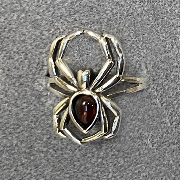 Spider with Genuine Stone