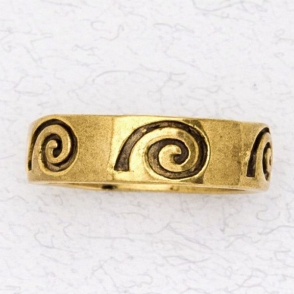 Bronze Ladies' Ring - Spiral Band
