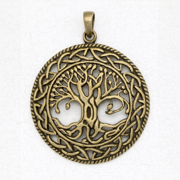 Celtic Bronze Pendant Necklace – Tree of Life