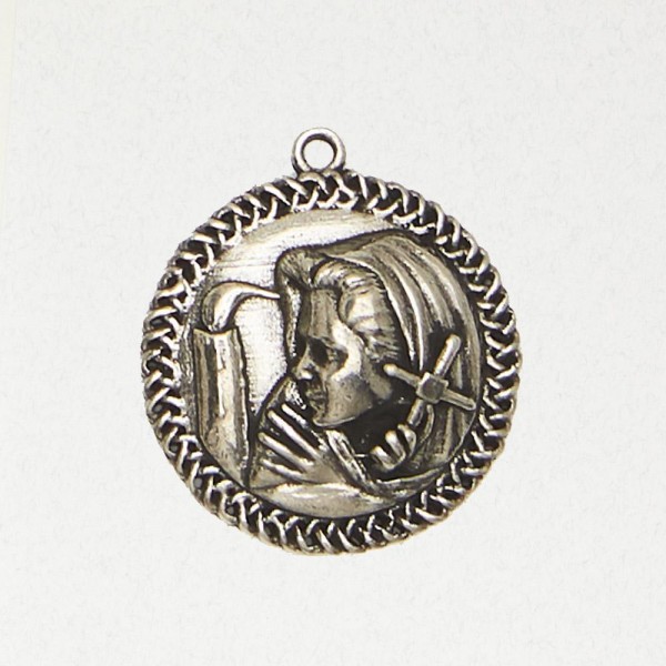 Celtic Pewter Pendant Necklace - Saint Brigid