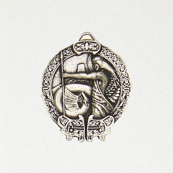 Celtic Pewter Pendant Necklace - Saint George
