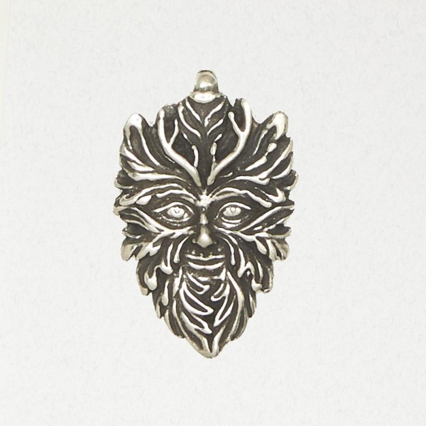 Celtic Pewter Pendant Necklace - The Green Man