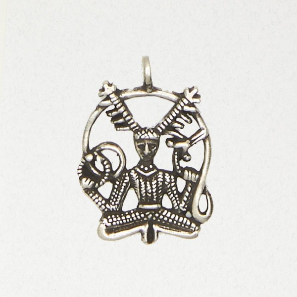 Celtic Pewter Pendant Necklace - Cernunnos