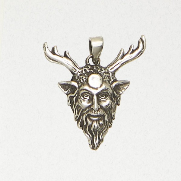 Celtic Pewter Pendant Necklace - Cernnunos
