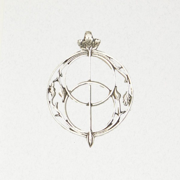 Celtic Pewter Pendant Necklace - Chalice Well