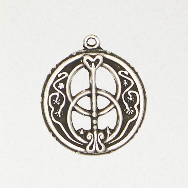 Celtic Pewter Pendant Necklace - Chalice Well