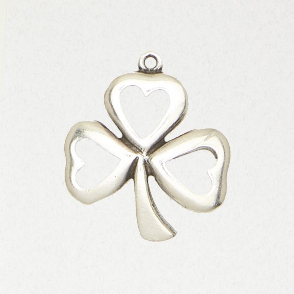Celtic Pewter Pendant Necklace - Shamrock