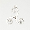 Celtic Pewter Pendant Necklace - Talisman Of The Sacred Three