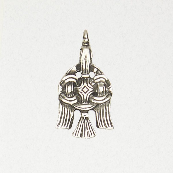 Celtic Pewter Pendant Necklace - Celtic Raven
