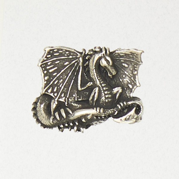 Celtic Pewter Pendant Necklace - Celtic Dragon