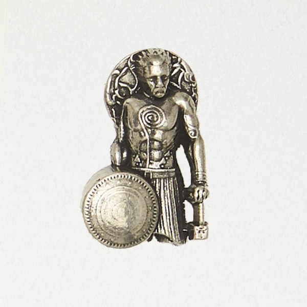 Celtic Pewter Pendant Necklace - Celtic Warrior