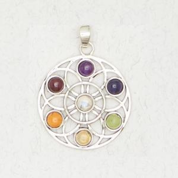 Seed of Life with Chakra Stones
