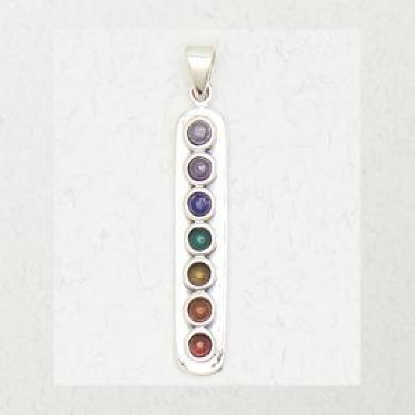 Chakra Pendant (Simulated Stones)