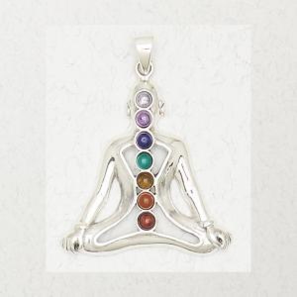 Chakra Pendant (Simulated Stones)