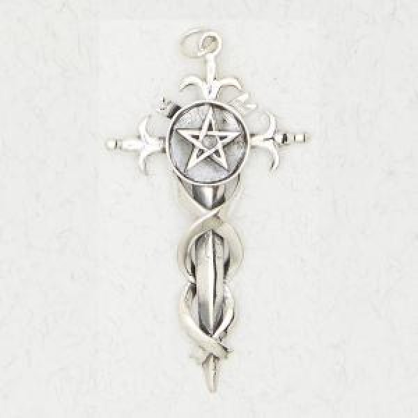 Pentacle on Cross