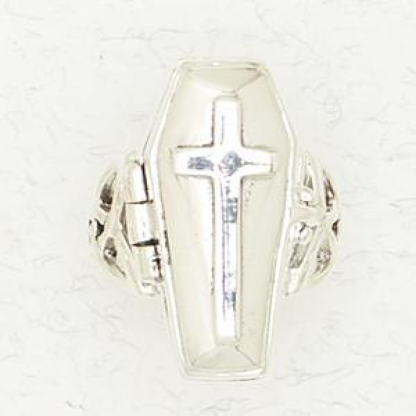 Cross Coffin Ring