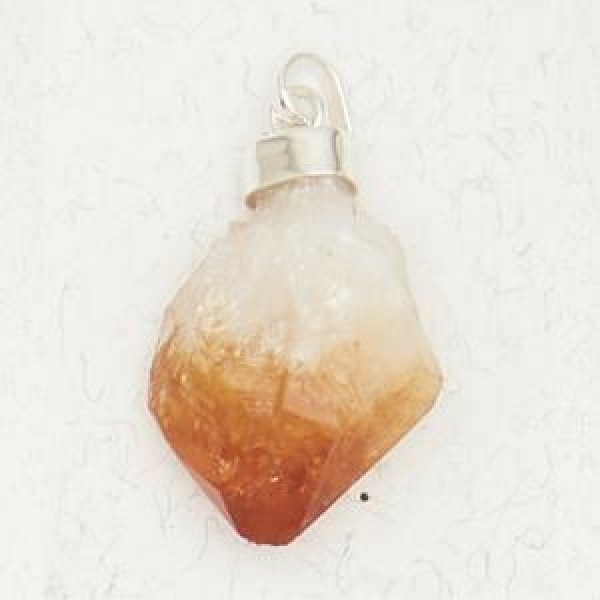 Rough Citrine Pendant