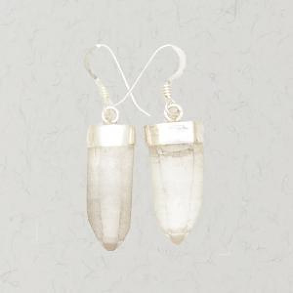 Rough Quartz Earrings