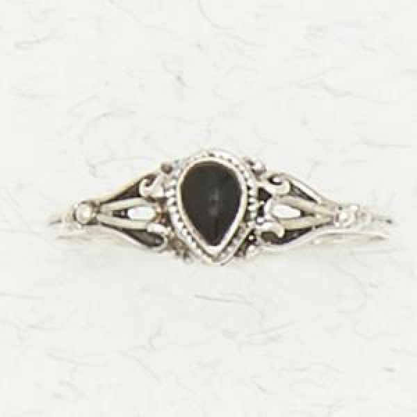 Ring with Inlaid Stone