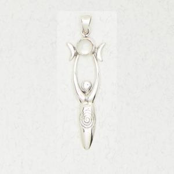 Spiral Goddess with Mother of Pearl Inlay