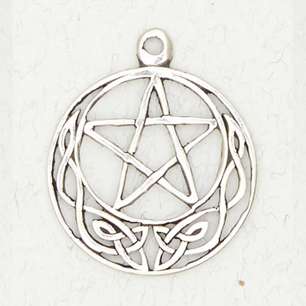 Pentacle with Celtic Weave