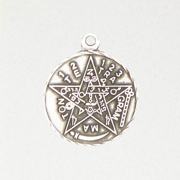Wicca Pewter Necklace Pendant - Levi’s Pentacle