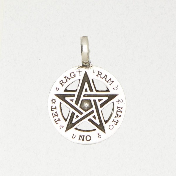 Wicca Pewter Necklace Pendant - Pentacle