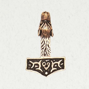 NORSE BRONZE PENDANT NECKLACE - Thor’s Hammer