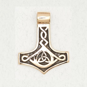 NORSE BRONZE PENDANT NECKLACE - Thor’s Hammer