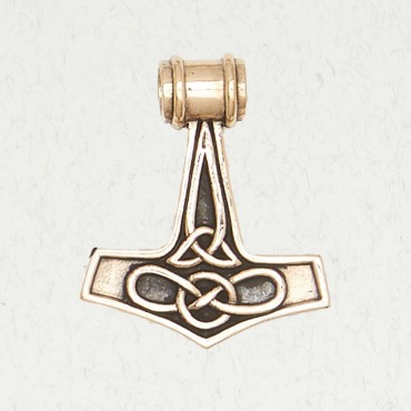 NORSE BRONZE PENDANT NECKLACE - Thor’s Hammer